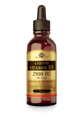 SOLGAR LIQUID VITAMIN D3 59ML